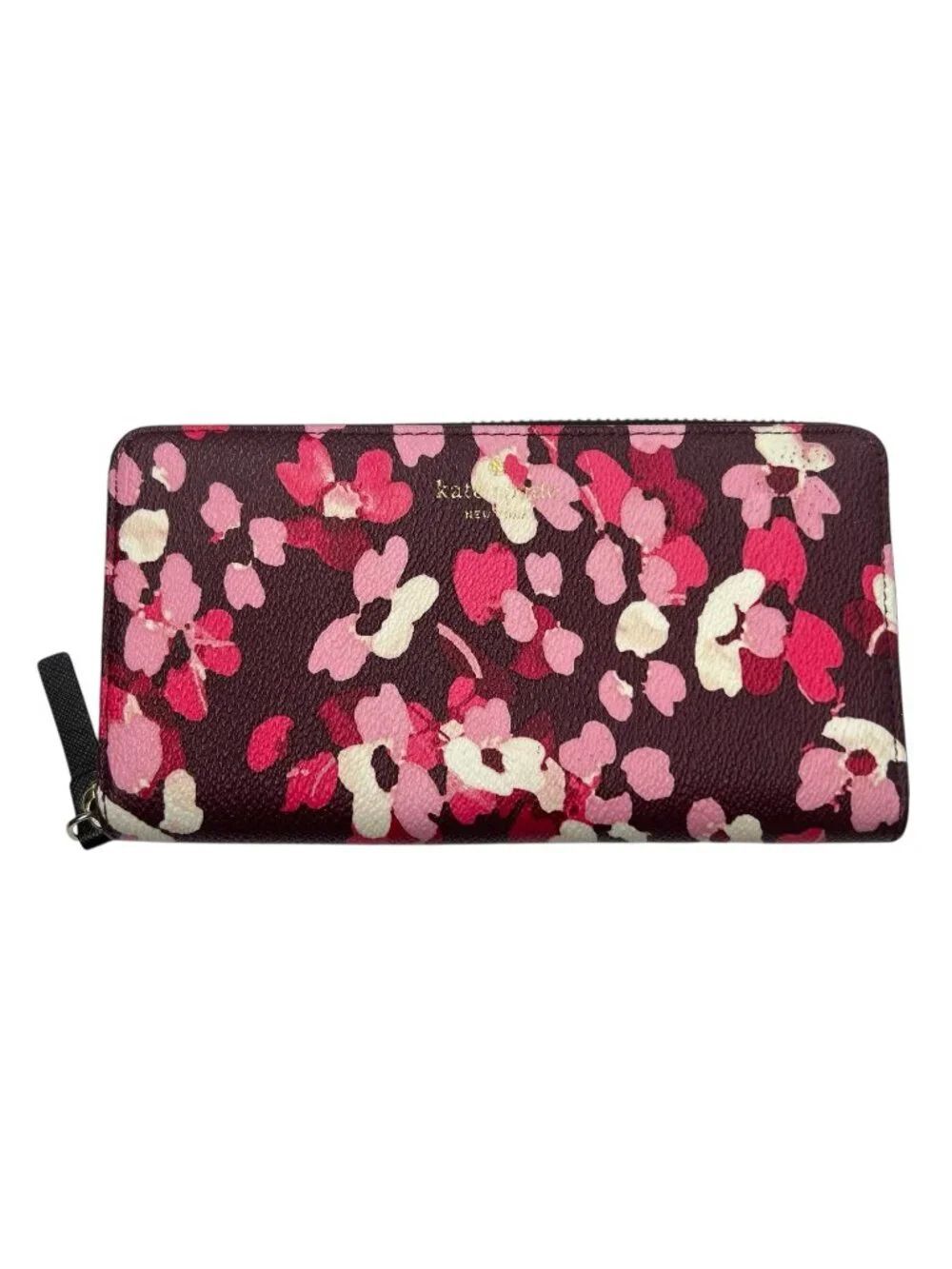 Kate Spade New York Floral Print Zip Around Wallet Large Continental Style